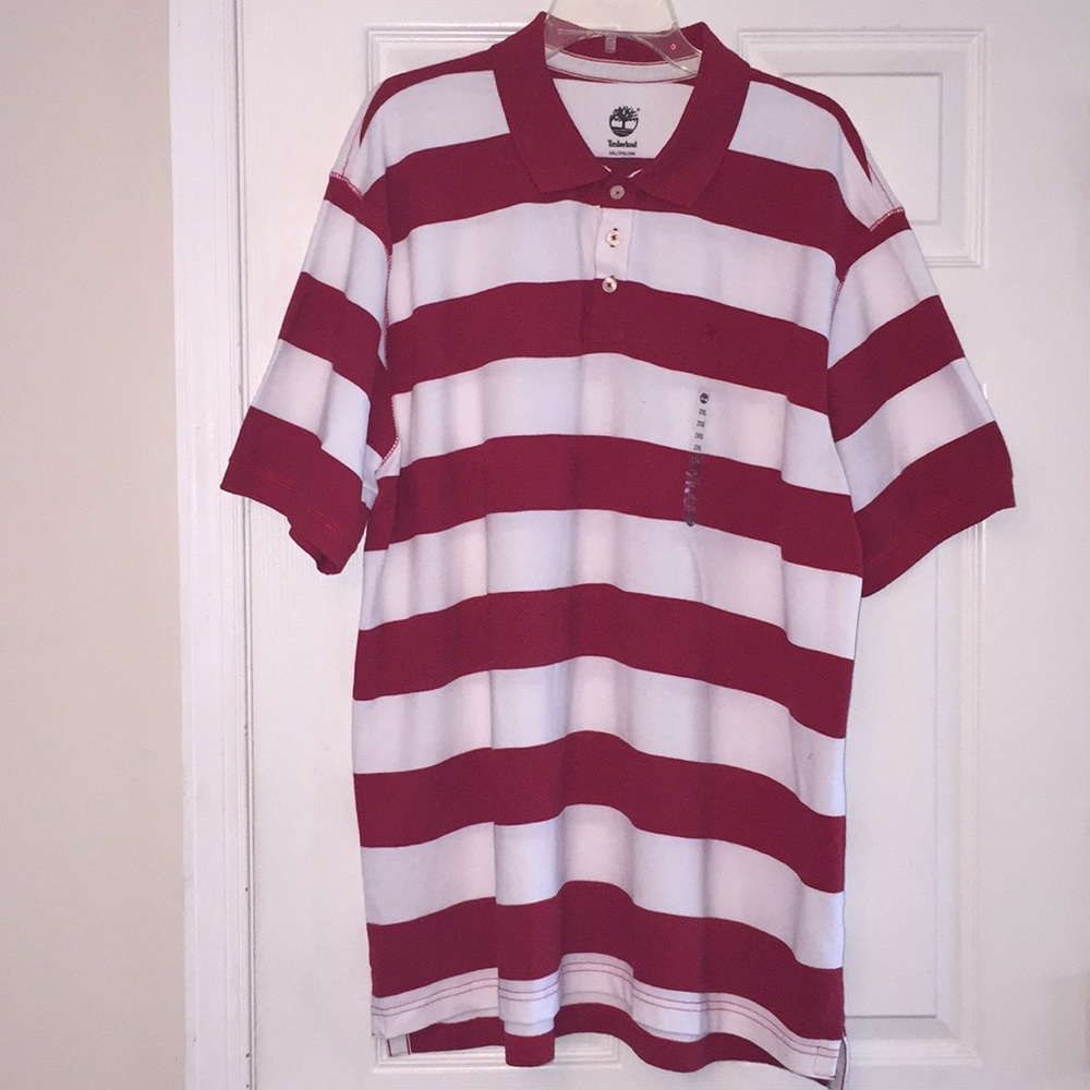 Big & Tall - Timberland Striped Polo Shirt